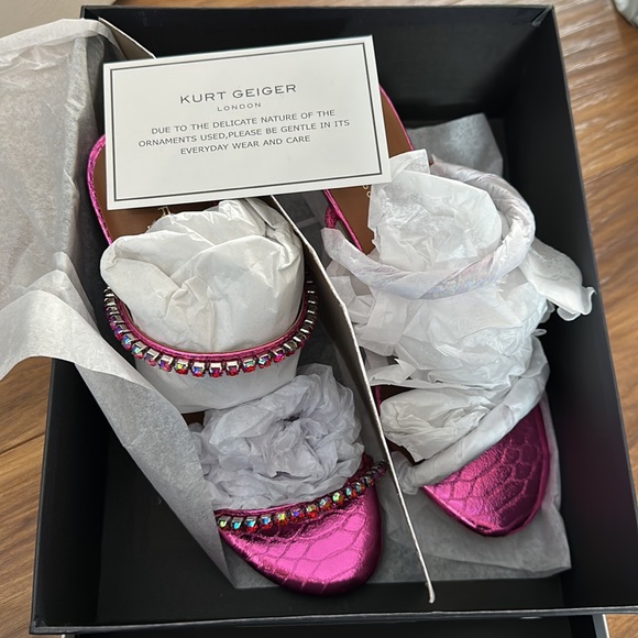 KURT GEIGER LONDON PRIYA JEWELED HEEL - NEVER WORN W BOX - Picture 7 of 7